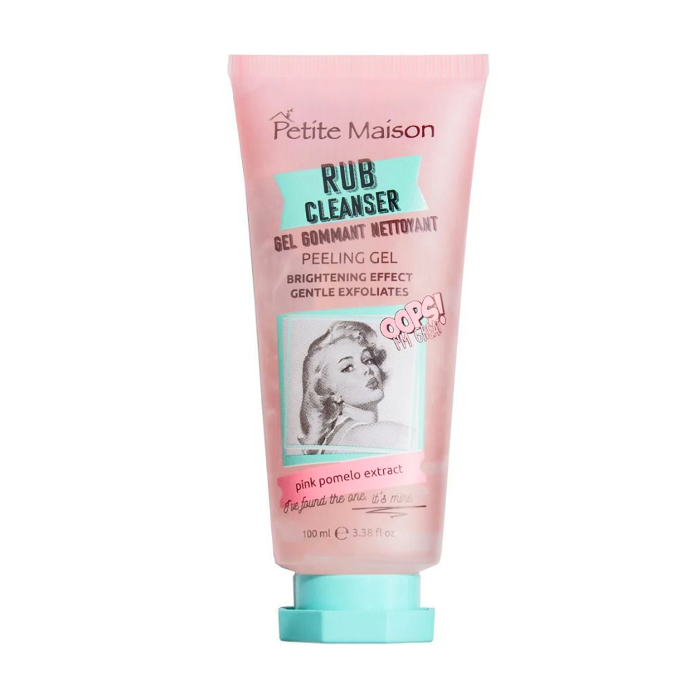 Очищувальний гель-пілінг для обличчя Petite Maison Rub Cleanser Peeling Gel з екстрактом рожевого помело, 100 мл
