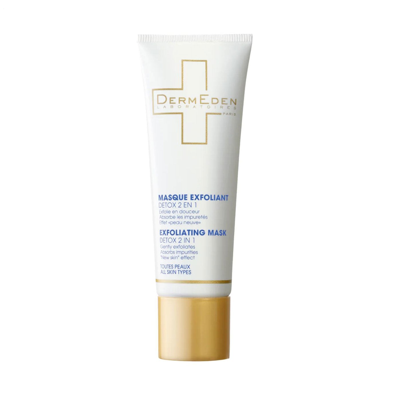 Уцінка! Очищувальна маска для обличчя DermEden Exfoliating Mask Detox 2 in 1, 150 мл